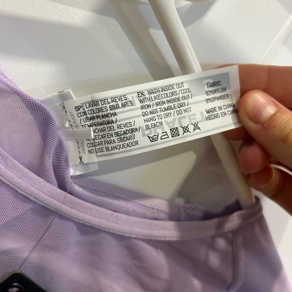 Alphalete Women's Mesh Astor Top in Aquari - Picture 6 of 7